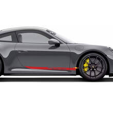 Kit Adesivi in Vinile con Scritta 911 Carrera per Strisce Laterali Porsche 911_3