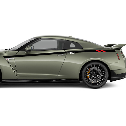 Kit decalcomanie per le strisce di corse delle porte laterali per Nissan GT-R

