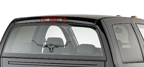 Grande Adesivo a Forma di Corna di Toro Longhorn per Finestrino Posteriore Auto Camion