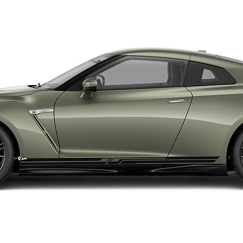 Kit di decalcomania grafica del pannello a bilanciere per le porte per Nissan GT-R
