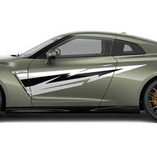 Kit adesivi grafici per porta laterale Lightning per Nissan GT-R 2