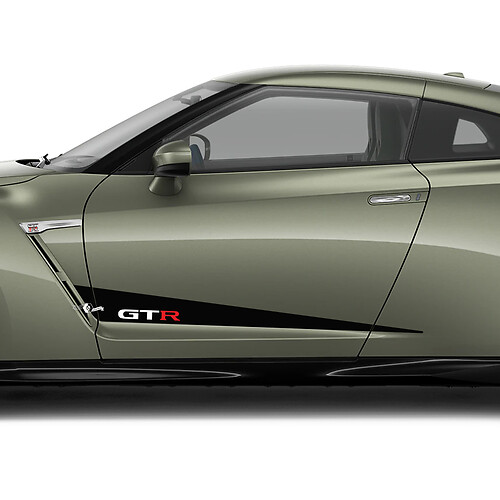 Kit di decalcomania grafica delle porte laterali per Nissan GT-R 3
