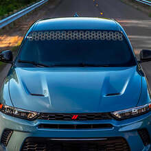 Adesivo in Vinile a Nido d'Ape per Parabrezza per Dodge Hornet 2