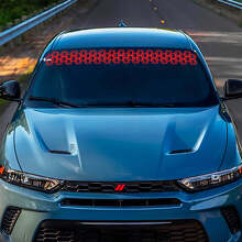 Adesivo in Vinile a Nido d'Ape per Parabrezza per Dodge Hornet 3