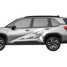 Strisce Laterali Astratte Adesivo in Vinile per Racing per Subaru Forester 2