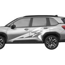 Porte laterali Stripes da corsa Decal in vinile - adesivo grafico Universal Fit Subaru Forester 2
 2