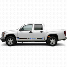 Strisce Viniliche a Scacchi per Portiera e Minigonne per Chevrolet Colorado Prima Generazione 2004-2012_3