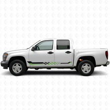 Strisce Viniliche a Scacchi per Portiera e Minigonne per Chevrolet Colorado Prima Generazione 2004-2012_4