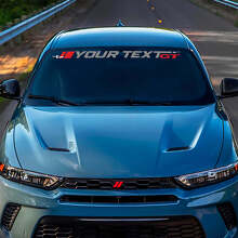 Adesivo in Vinile con Lettere Personalizzate per Parabrezza per Dodge GT Hornet_2