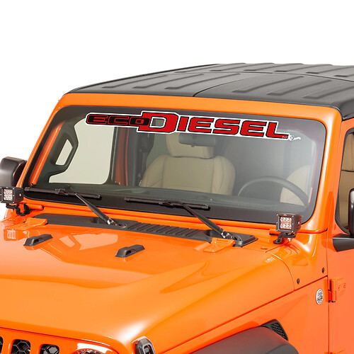 Finestra parabrezza jeep ecodiesel graphic vinil decal sticker 7
