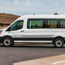 Decalcomanie a strisce laterali in vinile Ford Transit 2
 3