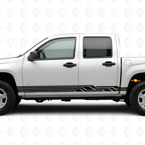 Strisce Viniliche Angolari per Porte e Pannelli Laterali per Chevrolet Colorado 1ª Gen 2004-2012