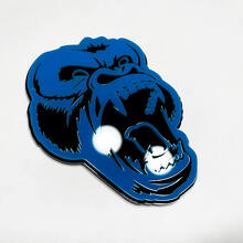 Distintivo 3D Gorilla Arrabbiato per Auto per Griglia Portellone_2