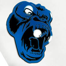 Distintivo 3D Personalizzato Gorilla Arrabbiato Passaruota Baule Griglia Anteriore Emblemi 2 6