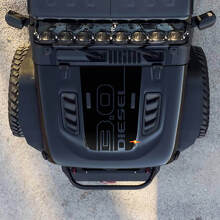 Hood 3.0 Diesel Jeep Graphic Vinil Decal Adesivo
 3