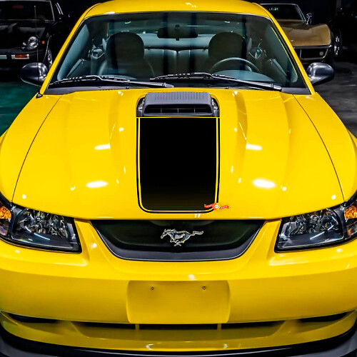 Adesivo in Vinile per Cofano 2 per Ford Mustang Mach 1