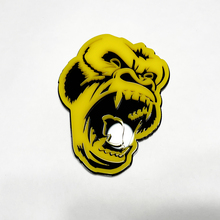 Distintivo 3D personalizzato GORILLA FENDER FENDER BASSO FINER GRIGLE EMBLEME NERO E GIALLO
 2