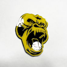 Distintivo 3D personalizzato GORILLA FENDER FENDER BASSO FINER GRIGLE EMBLEME NERO E GIALLO
 3