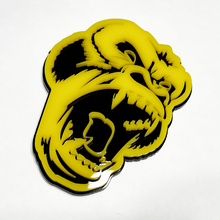 Distintivo 3D personalizzato GORILLA FENDER FENDER BASSO FINER GRIGLE EMBLEME NERO E GIALLO
 6
