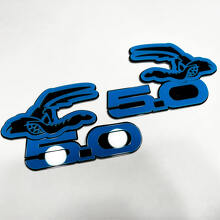 Coyote 5.0 BADGI FENDER EMBLEGGIO BADGE 3D NERO VS BLU
 2