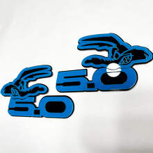 Coyote 5.0 BADGI FENDER EMBLEGGIO BADGE 3D NERO VS BLU
 6