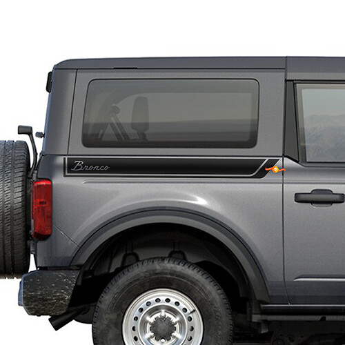 Adesivi di decalcomanie a strisce posteriori per Ford Bronco
