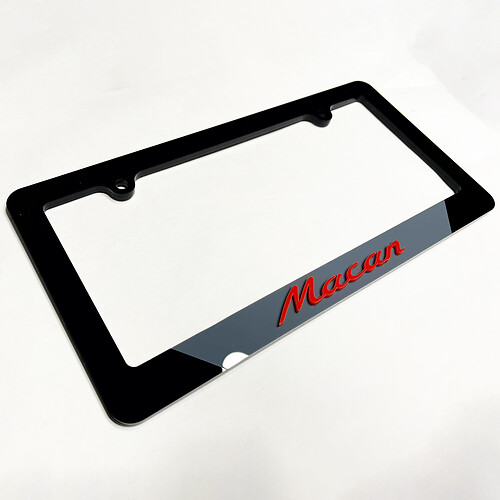 Porsche Macan Vehicle License Plates Covers Cornames arredamento
