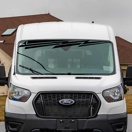 Decalcomanie a strisce laterali in vinile Ford Transit 3 3
