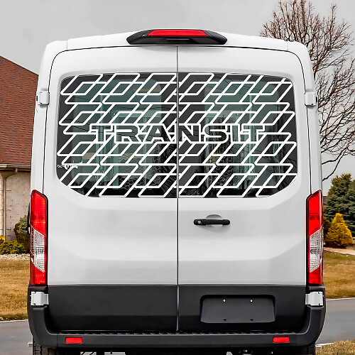 Ford Transit Porta posteriore Sticker Decal in vinile
