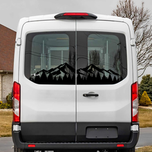 Montagne del finestrino posteriore Ford Transit Forest Decal Vinyl Decal
 2
