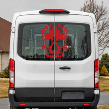 Ford Transit Porta posteriore Skull Skull Decal Adesivo
 3