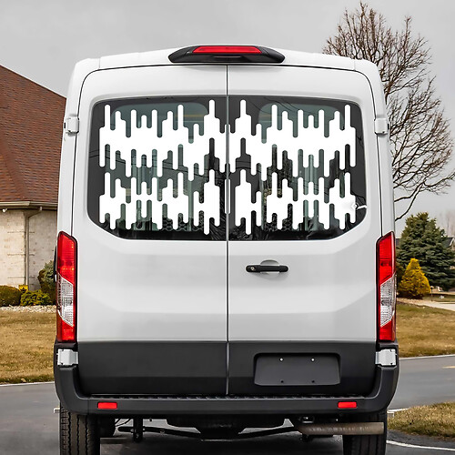 Ford Transit posteriore grafico posteriore Decal Vinil Decal
