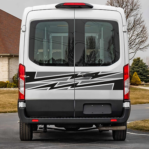 Ford Transit Porte posteriori grafica Adesivo per decalcomanie in vinile
