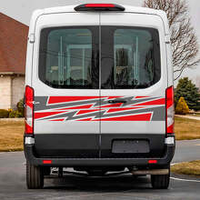 Grafiche in Vinile per Porte Posteriori Lightning Adesivo 2 per Musclecar Transit 2