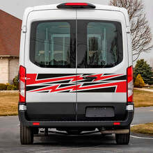 Grafiche in Vinile per Porte Posteriori Lightning Adesivo 2 per Musclecar Transit 3