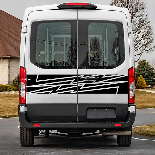 Ford Transit Porte posteriori grafica Adesivo per decalcomanie in vinile
