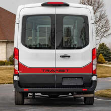 Adesivi in vinile per grafica con scritte per porte posteriori, linea Transit, set da 4 per Musclecar Transit 3