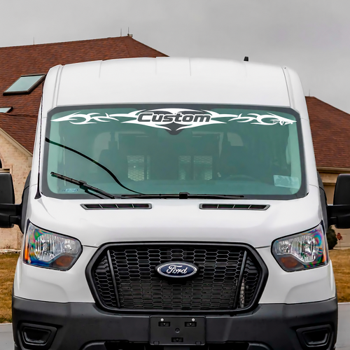Custom Tribal Banner — Adesivo in vinile (parabrezza) per Ford Transit