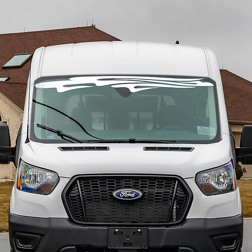 Ford Transit Stripes Parabretto adesivo per decalcomanie in vinile 2
 1