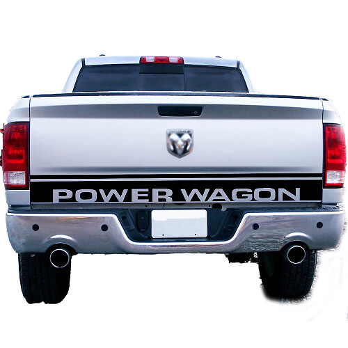 Dodge Ram 1500 Powon Wagon Truck Tailgate Accent Vinyl Graphics Stripe Sticker Decal 2
