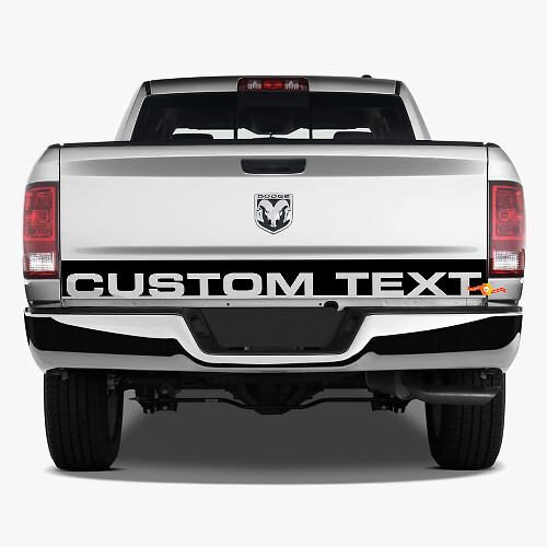 Adesivo in vinile a strisce personalizzato per il portellone del Dodge Ram 1500 Power Wagon