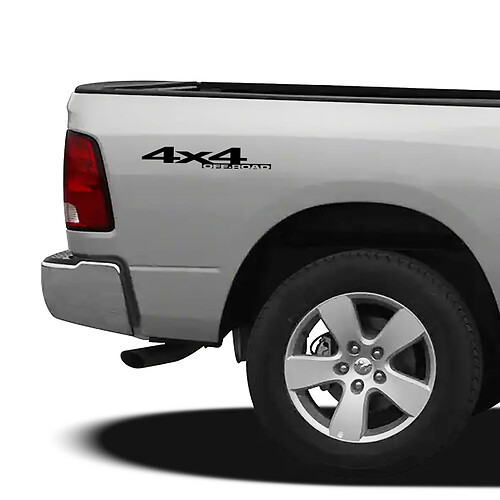 2 Dodge Ram 4x4 Off Road Powon Wagon Truck Decals Vinil Decals
