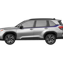 Porte laterali pannelli a strisce da corsa in vinile decalcine
 2