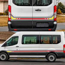 Musclecar Transit retrò le porte posteriori retrò grafica
 2