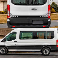 Musclecar Transit retrò le porte posteriori retrò grafica
 3