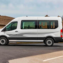 Musclecar Transit Flag Flag Stripes laterale Adesivo per decalcomanie in vinile
 2