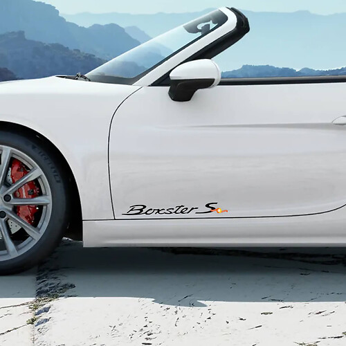 Adesivo Porsche Adesivo Porsche Coppia Adesivo per decalcomanie laterale delle porte Porsche
