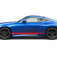 Kit di decalcomanie a stripe a scacchi laterali per Nissan Z Sport
 3