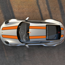 Porsche Carrera Hood Roof Trunk Racing Stripes Decals Adesivi grafica
 2
