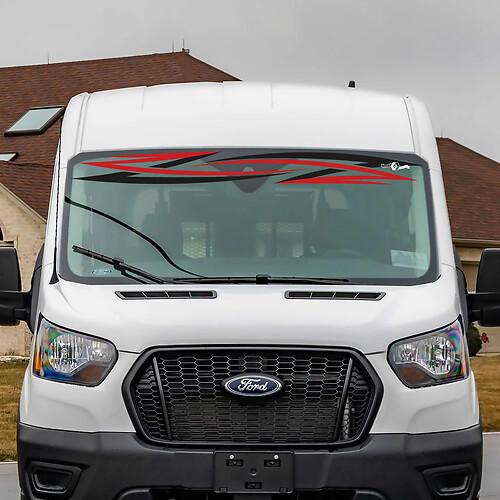 Ford Transit Transit Tribal Stripes Parabretto adesivo per decalcomania in vinile 3
